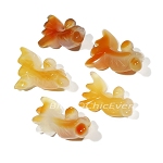 5x Achat Goldfische Schmuck DIY Zubehör 7941 5x Achat Goldfische Schmuck DIY Zubehör 7941